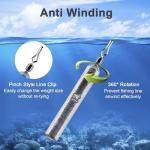 30pcs LadFath Fishing Sinkers for Catfishing Equipment