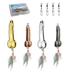 Bass Fishing Spoons and Topwater Lures Set