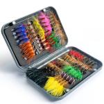 80-Piece Hand-Tied Fly Fishing Flies Kit