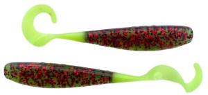 A.M. Fishing 4" Garlic Curly Tail Soft Baits
