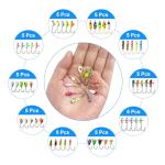 50PCS Ice Fishing Lures Kit for Walleye and Panfish