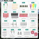126-Piece Fishing Lure Kit with Tackle Box