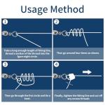 100 Pcs Fishing Swivels in 5 Sizes