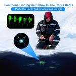 50PCS Ice Fishing Lures Kit for Walleye and Panfish