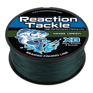 Moss Green Braided Fishing Line - 4 & 8 Strands