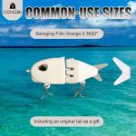 Mini Glide Bait Lure for Bass Fishing - 2 Pcs