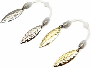 Harmony Fishing Twin Blade Spinner Blades 6 Pack