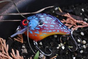 Howell Midnight Gill Custom Painted Fishing Lure