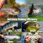 80-Piece Hand-Tied Fly Fishing Flies Kit