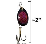 30 Pack Metal Spinner Bait Fishing Lures