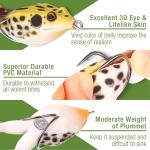 10-Pack Soft Floating Frog Fishing Lures