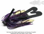 Harmony Fishing Twin Blade Spinner Blades 6 Pack