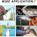 10pcs Topwater Fishing Lures Hard Bait Set