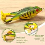 10-Pack Soft Floating Frog Fishing Lures