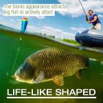 10-Pack Soft Floating Frog Fishing Lures