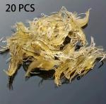 20 Soft Shrimp Fishing Lures with Luminous Hooks