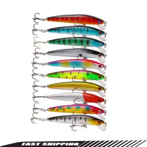 10-Pack Crankbait and Jerkbait Fishing Lures