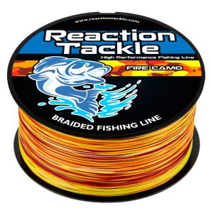 Reaction Tackle Fire Camo Braided Fishing Line