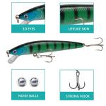 10-Pack Crankbait and Jerkbait Fishing Lures