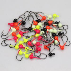 100pcs Round Ball Jig Heads for Crappie & Bass