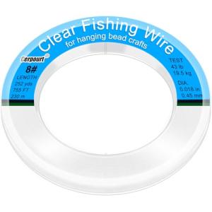 Clear 755FT Monofilament Fishing Line for Crafts