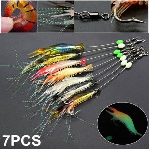 Luminous Soft Shrimp Fishing Lure Kit