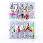 10-Pack Metal Fishing Lures for Bass & Trout