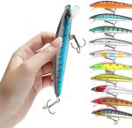 10-Pack Fishing Lures for Bass Tackle