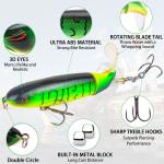6-Pack Whopper Plopper Topwater Fishing Lures