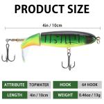 6-Pack Whopper Plopper Topwater Fishing Lures