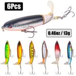 6-Pack Whopper Plopper Topwater Fishing Lures