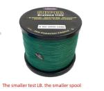 Braided Green Fishing Line - 1100 Yards, Multiple Weights