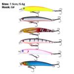 43-Piece Mixed Minnow Fishing Lure Set