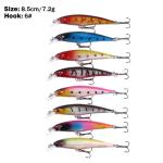 43-Piece Mixed Minnow Fishing Lure Set