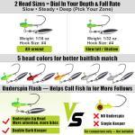 Crappie Baits Kit with Soft Plastic Jigs and Lures