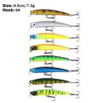 43-Piece Mixed Minnow Fishing Lure Set