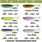 Crappie Baits Kit with Soft Plastic Jigs and Lures