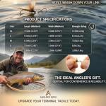 BRILISLE Quick-Release Fly Fishing Snap Clips