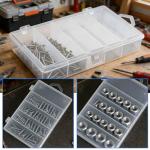 3 Pack Clear Fishing Tackle Storage Box