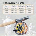 Portable 9ft Fly Fishing Rod and Reel Combo