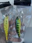 Set of 2 Fish-Shaped Crankbait Fishing Lures