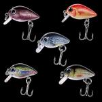 BULUSEL Bass Crankbait Fishing Lure with Triple Hooks