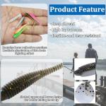 45 Soft Plastic Paddle Tail Lures for Bass