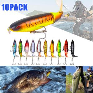 Whopper Plopper Fishing Lures - 10 Pack