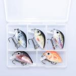 BULUSEL Bass Crankbait Fishing Lure with Triple Hooks