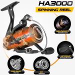 PLUSINNO Bronze Warrior Telescopic Fishing Rod Combo