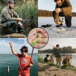 45 Soft Plastic Paddle Tail Lures for Bass