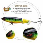 Whopper Plopper Fishing Lures - 10 Pack