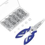 Pawfly Fishing Split Rings and Pliers Kit
