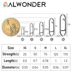 50 Heavy-Duty Stainless Steel Fishing Speed Clips